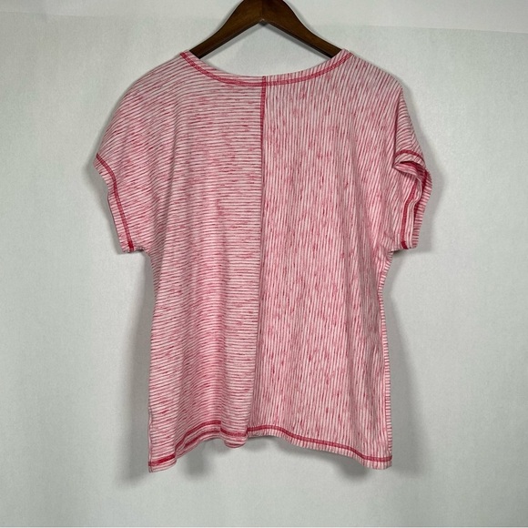 2 for$15 Talbots Sporty Striped Short Sleeve Tee - Picture 3 of 11